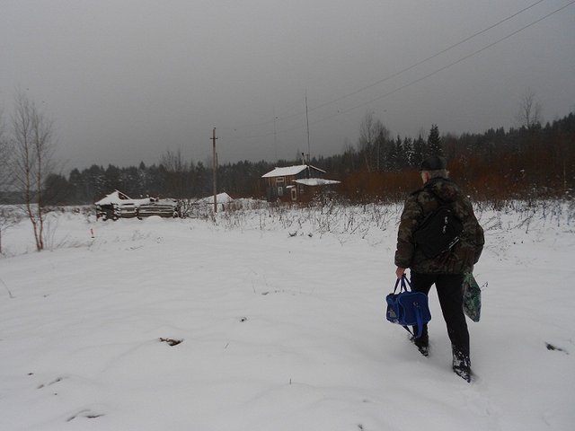 Через поле к зимней избушке..JPG
